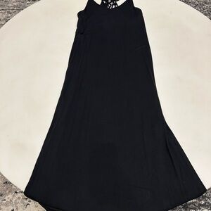 Forever 21 Black Maxi Dress with Strappy Back